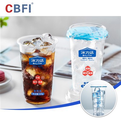 מפעל קרח אכיל CBFI קווי ייצור אוטומטיים של גביע קרח